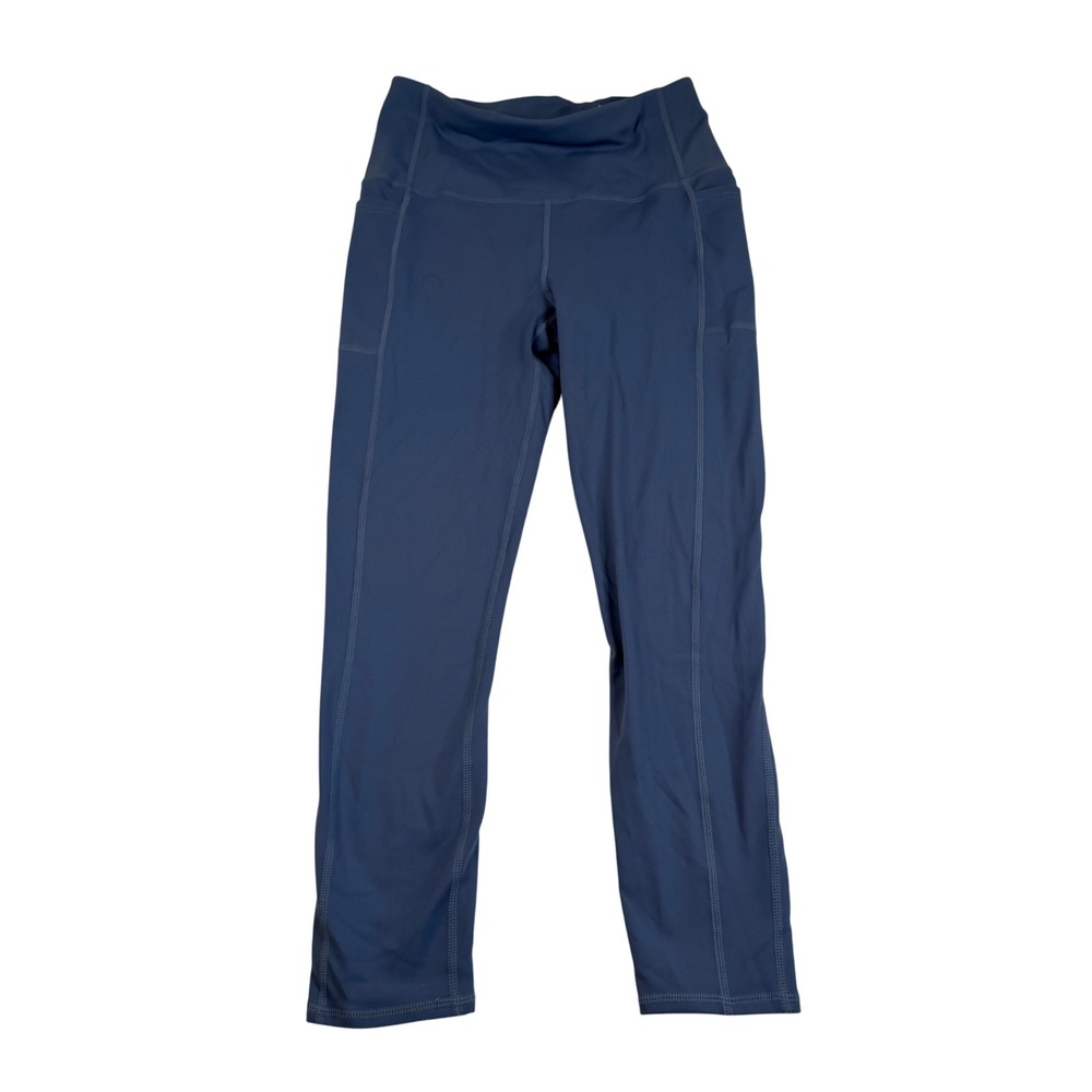 Skechers Los Angeles Womens GoWalk High Waisted Leggings Slate Blue Pockets S